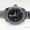 Rolex Air-King 2025 Replica Black Steel Green Markers Watch 40mm
